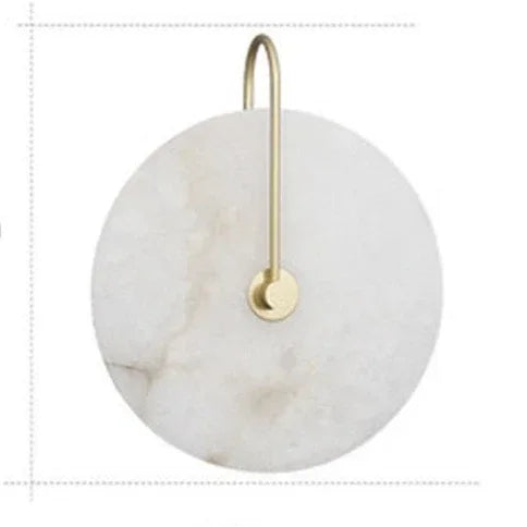 DecorBites™ LED Marble Wall Sconce Light Fixture for Living Room Bedroom Decor