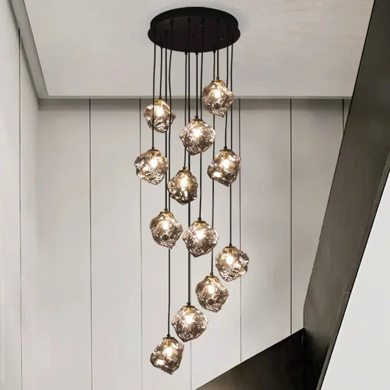 DecorBites™ LED Pendant Staircase Chandeliers Hanging Light Indoor Lighting