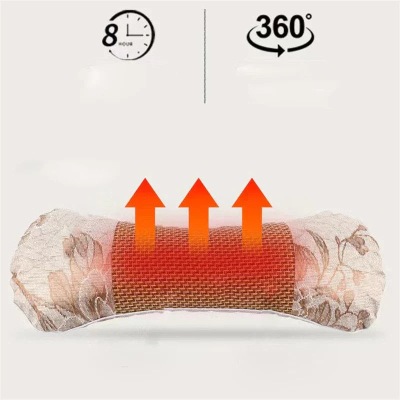 DecorBites™ Cooling Neck Pillow with Wormwood Support for Relaxing Sleep