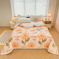 DecorBites™ Cartoon Print Three-Layer Velvet Blanket for Cozy Winter Bedding