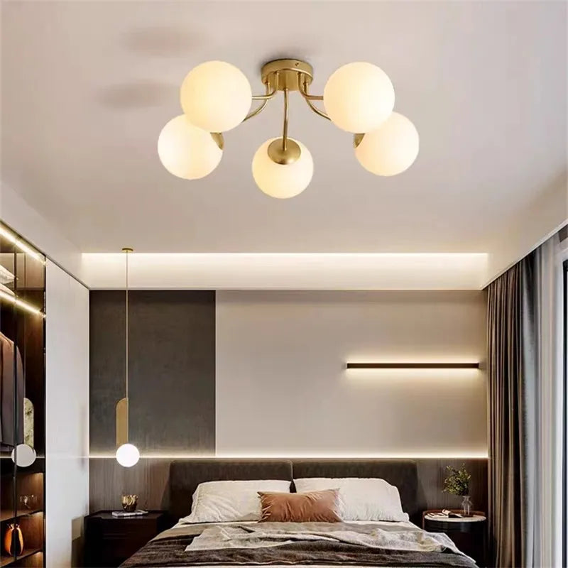 DecorBites™ Bubble Glass LED Ceiling Light for Living Room Bedroom Kitchen Dining