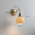 DecorBites™ Ceramic Ball LED Wall Lights: Copper Nordic Modern Wandlamp Murale