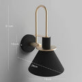 DecorBites™ LED Horn Wall Lamp: Modern Nordic Sconces for Bedside, Living Room, Home Decor