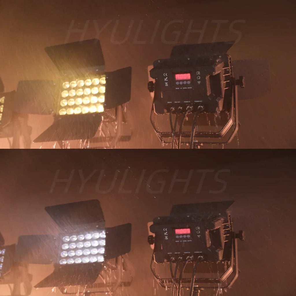DecorBites™ LED Wall Wash Flood Light with Barn Doors for Disco Decoration in Cold & Warm White