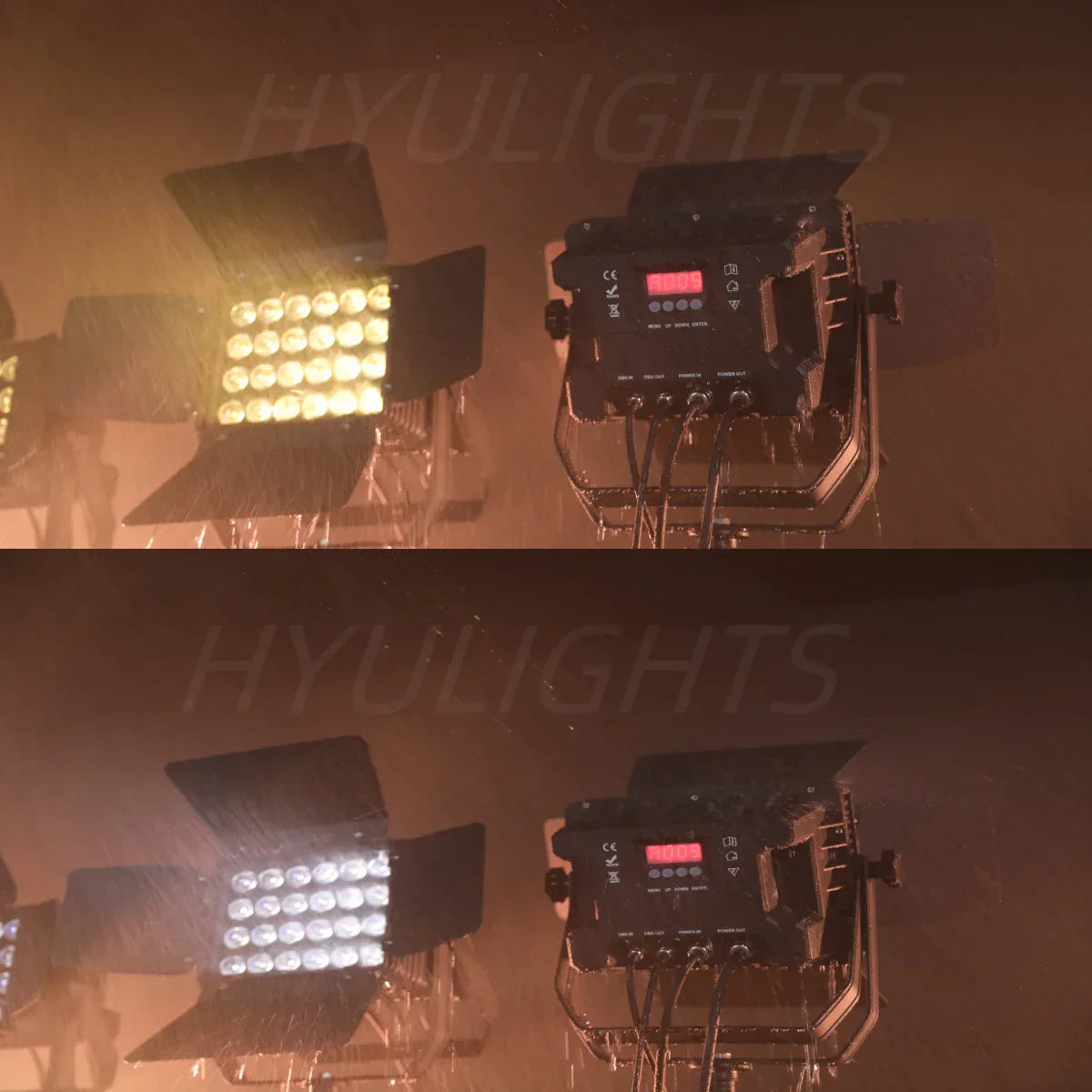 DecorBites™ LED Wall Wash Flood Light with Barn Doors for Disco Decoration in Cold & Warm White