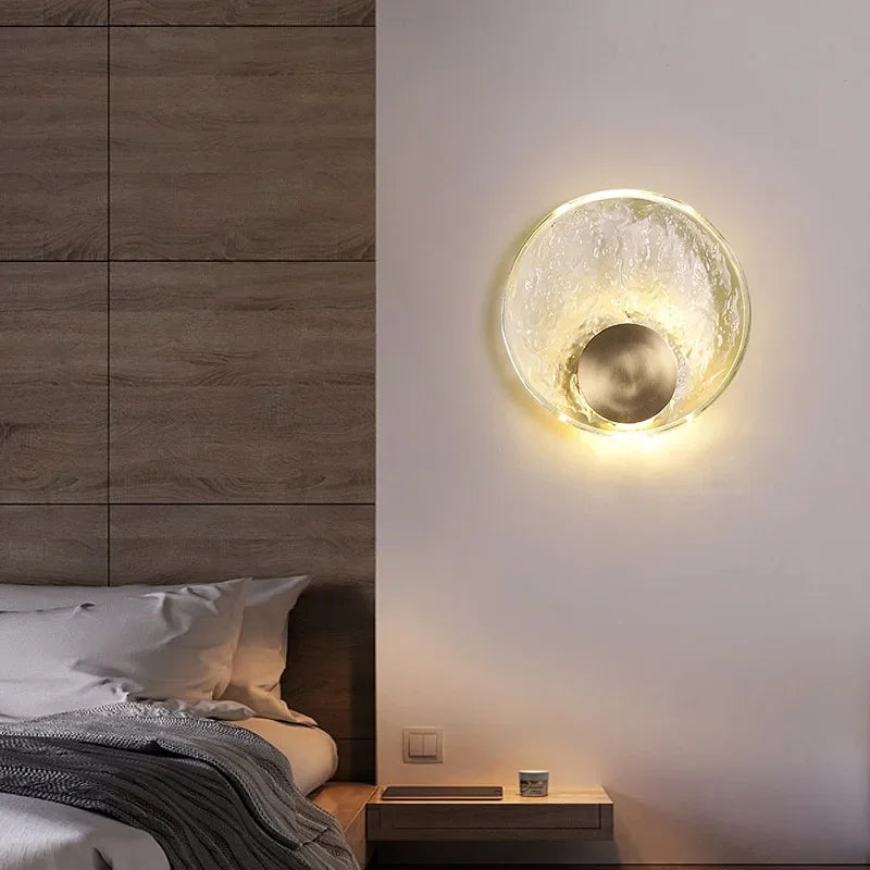 DecorBites™ Elegance Crystal Wall Lamp for Bedroom Living Room Corridor Lighting