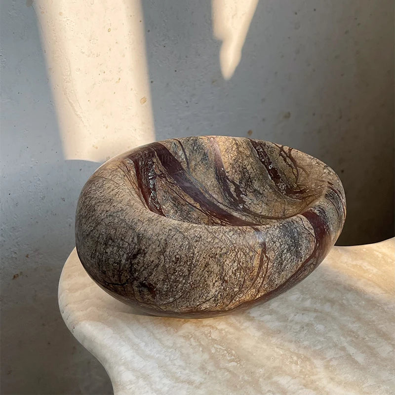 DecorBites™ Bird's Nest Marble Bowl for Jewelry Storage and Home Decor