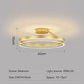DecorBites™ Black Gold Round Chandelier: Modern Design Ceiling Lamp for Home Decoration