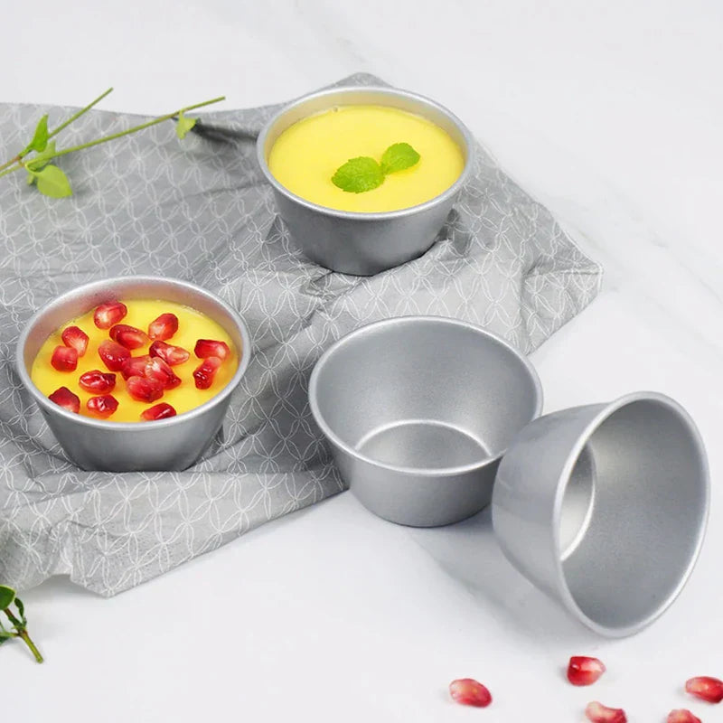 DecorBites™ Carbon Steel Cake Cups Mold for Delicious Desserts