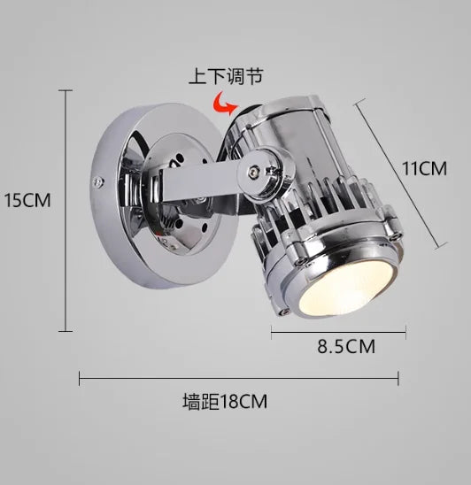 "DecorBites™ Industrial Wall Lamp: Vintage Retro Iron Art LED Interior Lighting for Home Decor"
