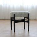DecorBites™ Ash Wood Makeup Bench Dressing Chair for Small Spaces