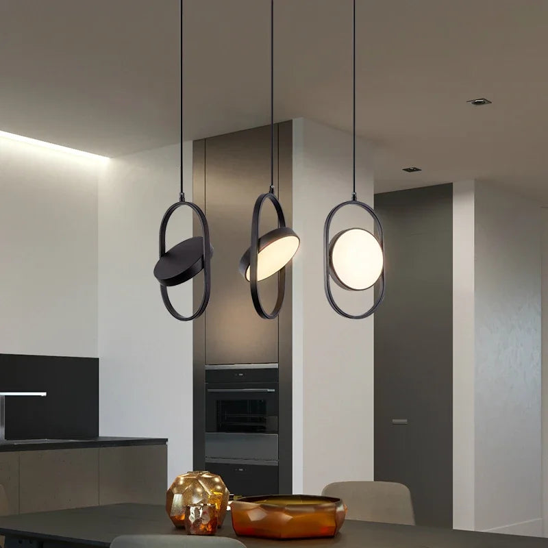 DecorBites™ Gold Pendant Lights for Bedroom Kitchen Dining Room Decor