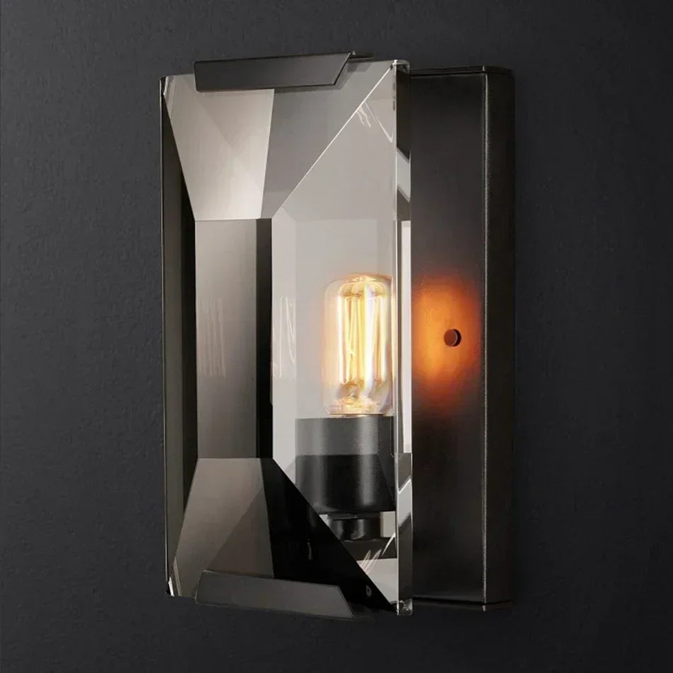 DecorBites™ Crystal LED Wall Sconces - Retro Style Bedroom Living Room Wall Lamp