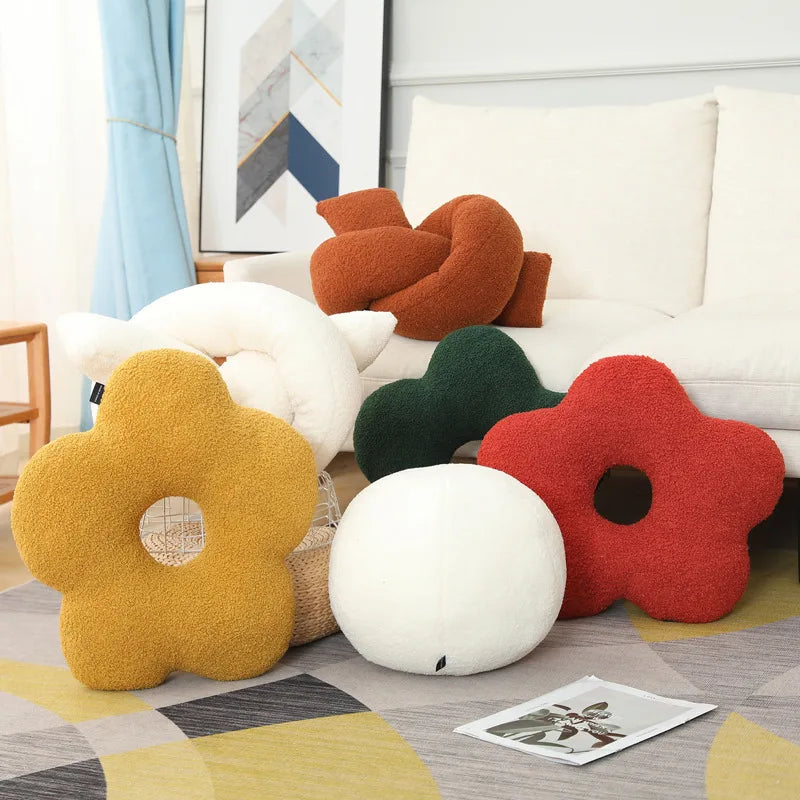 DecorBites™ 3D Flower Decor Nordic Cushion Throw Pillows for Home Farmhouse Decor