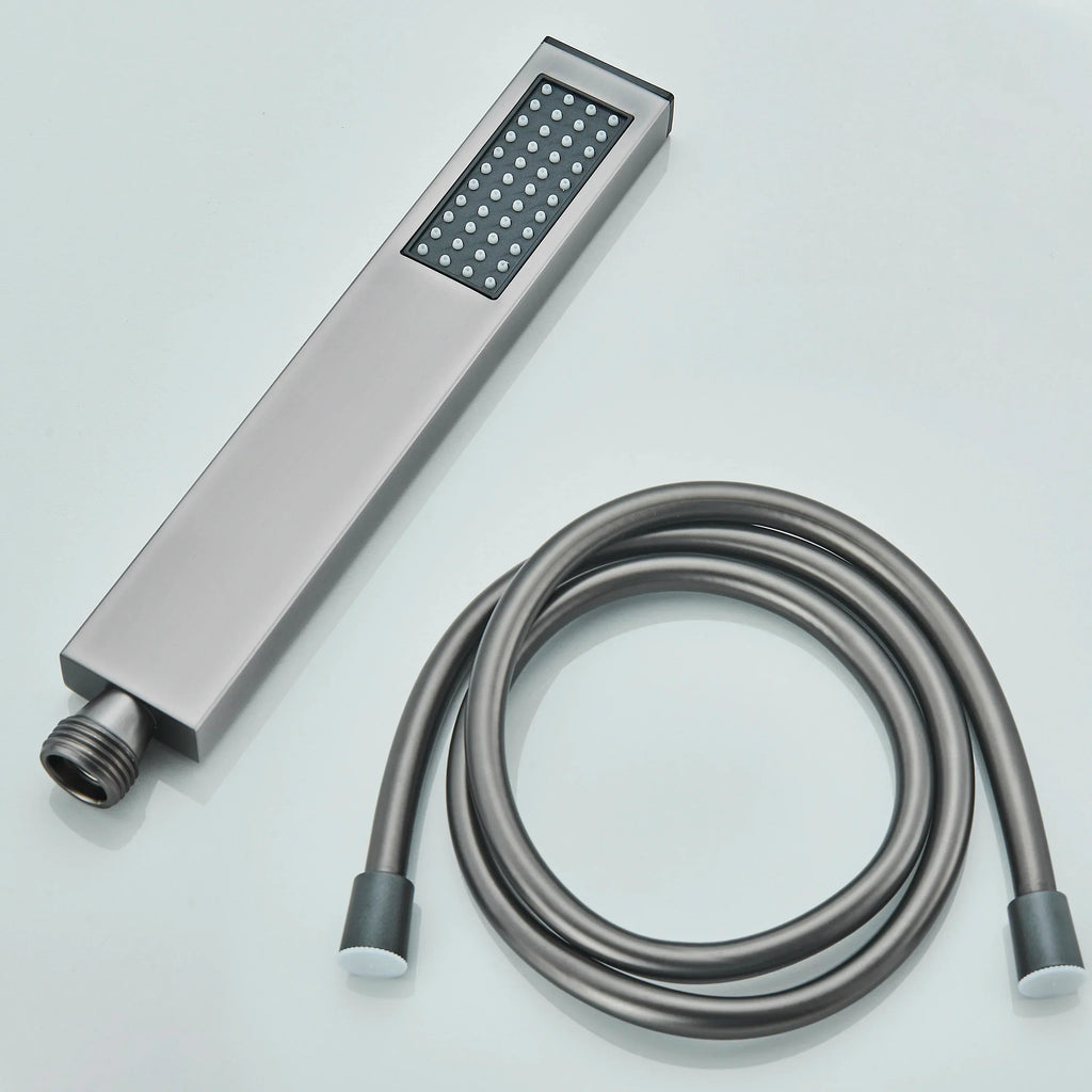 DecorBites™ Handshower Head with Stainless Steel Hose - Wall Mounted Faucet Set