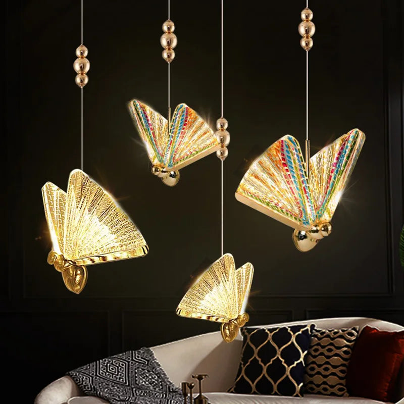 DecorBites™ Butterfly Led Pendant Lights for Bedside Living Dining Room Kitchen