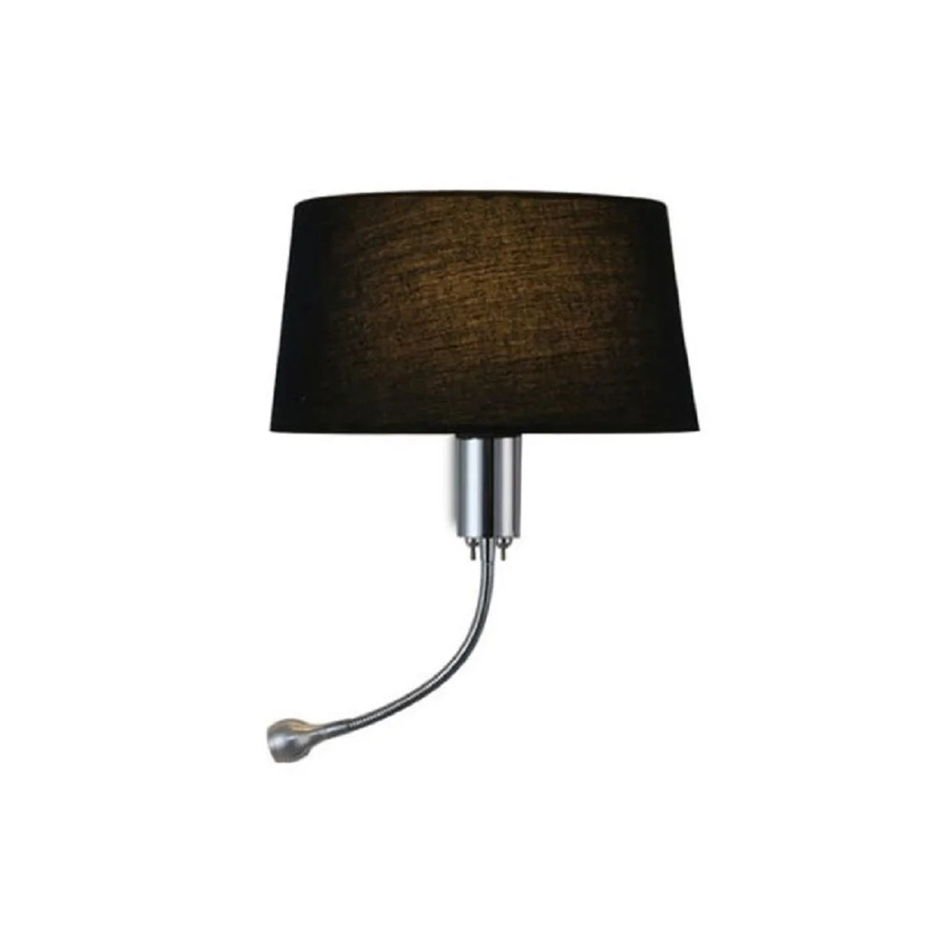 DecorBites™ LED Industrial Gooseneck Wall Sconce for Bedroom Reading and Hotel