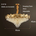 DecorBites™ Crystal Tassles Pendant Light 2024 | Modern Luxury Chandelier for Living Room