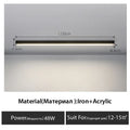 DecorBites™ Black Linear LED Ceiling Light for Aisle, Bedroom, Dining, Living Room – Minimalist Design