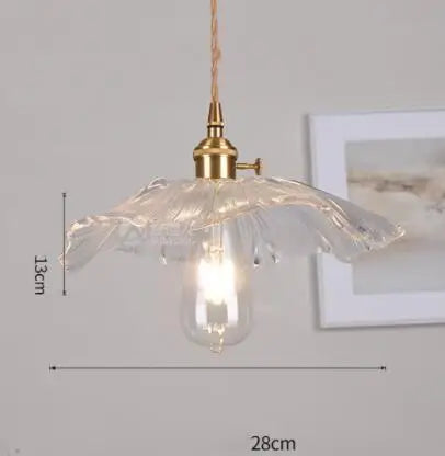 DecorBites™ Blue Glass Pendant Lights - Bedroom Dinning Living Room Fixtures