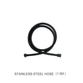 DecorBites™ Black Shower Slider Adjustable Rail Set 3 Functions Simple Style 1.5M Hose