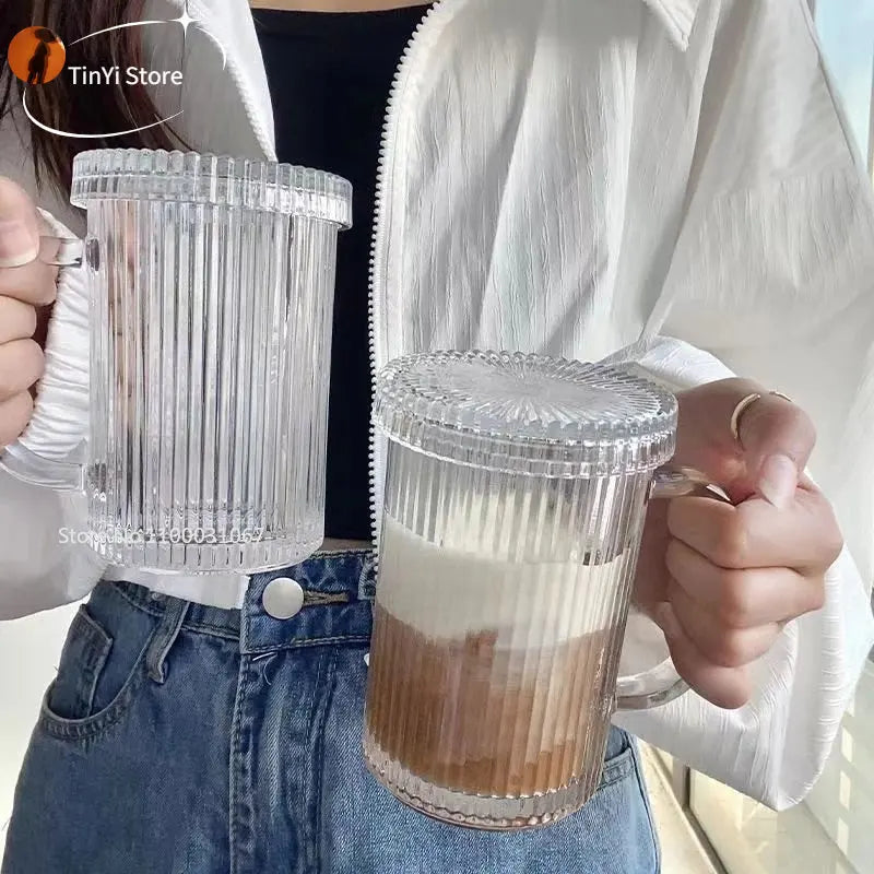 DecorBites™ Glass Coffee Cup Set - Stylish Japanese Design, Perfect for Wedding Gifts