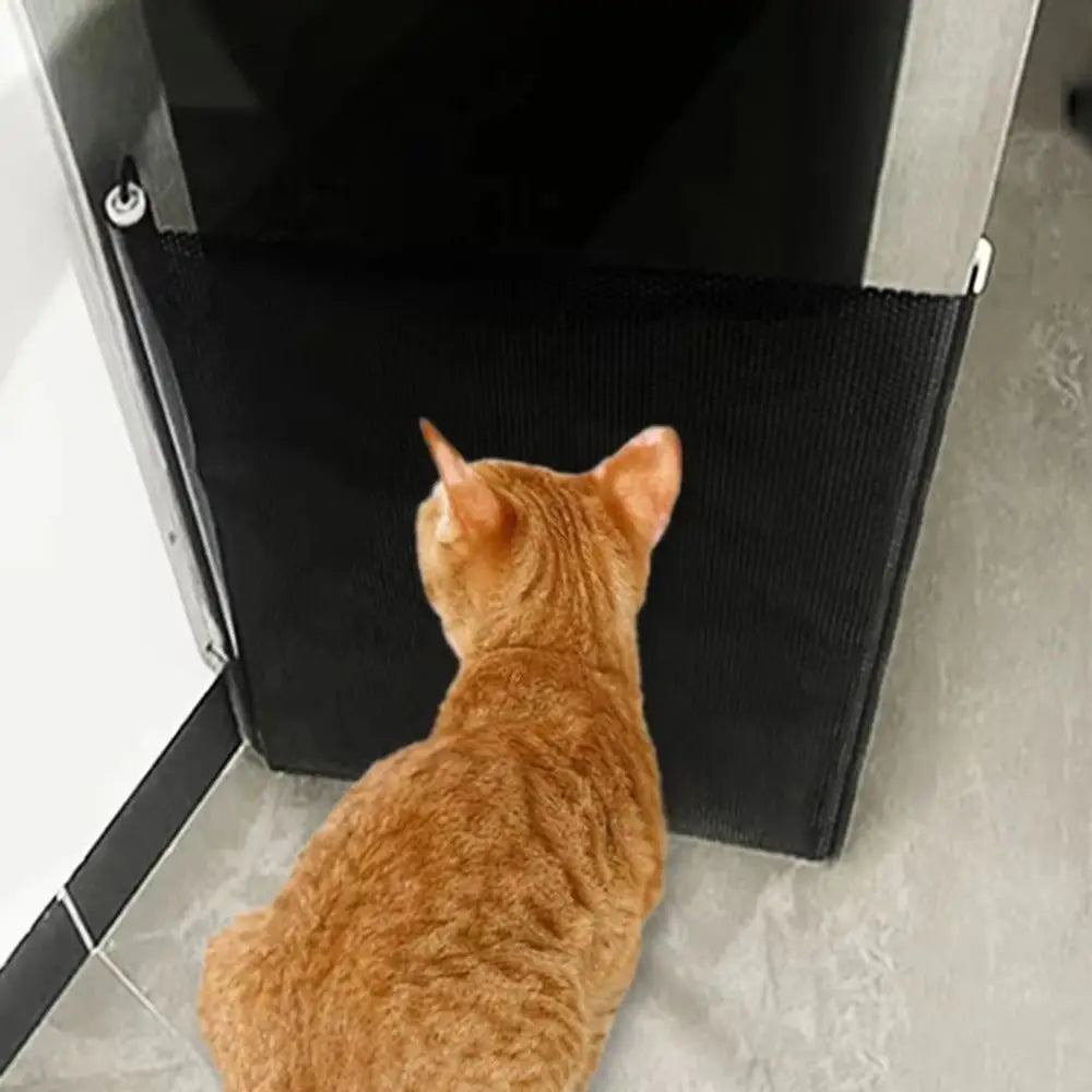 Pet Accessories Guard Retractable Fence Gate Barrier Folding Pet Network Fence Universal with Hook Baby Safe Guard Door Bedroom