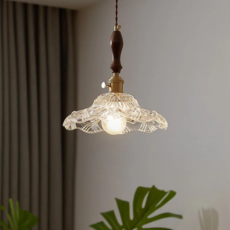 DecorBites™ LED Pendant Lamp Elegant Copper Glass Modern Style Hanging Light Fixtures