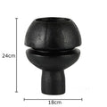 DecorBites™ Black Spherical Resin Sculpture Desk Decoration Abstract Art Aesthetic Ornament