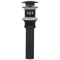 DecorBites™ Brushed Gold Black Basin Faucet - 360 Rotating Widespread Bathroom Tap