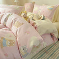 DecorBites™ Cartoon Printed Cotton Bedding Set - Soft, Skin-Friendly Duvet Cover