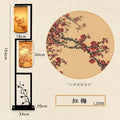 DecorBites™ Ancient Plum Blossom Chinese Style Floor Lamp - Creative Printing Picture