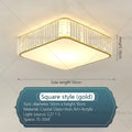 DecorBites™ Crystal Light: Modern Restaurant Hotel Ceiling Light for Living Room