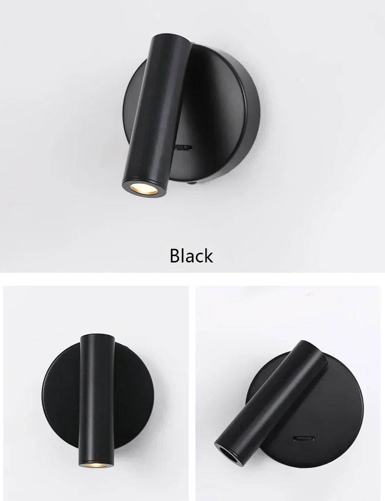 DecorBites™ Bedroom Wall Lamp Surface Spotlight Indoor Reading Sconce Lights