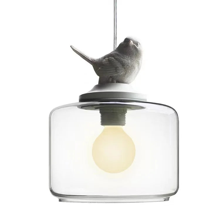 DecorBites™ Bird LED Glass Chandeliers - Modern Creative Restaurant Ceiling Lights