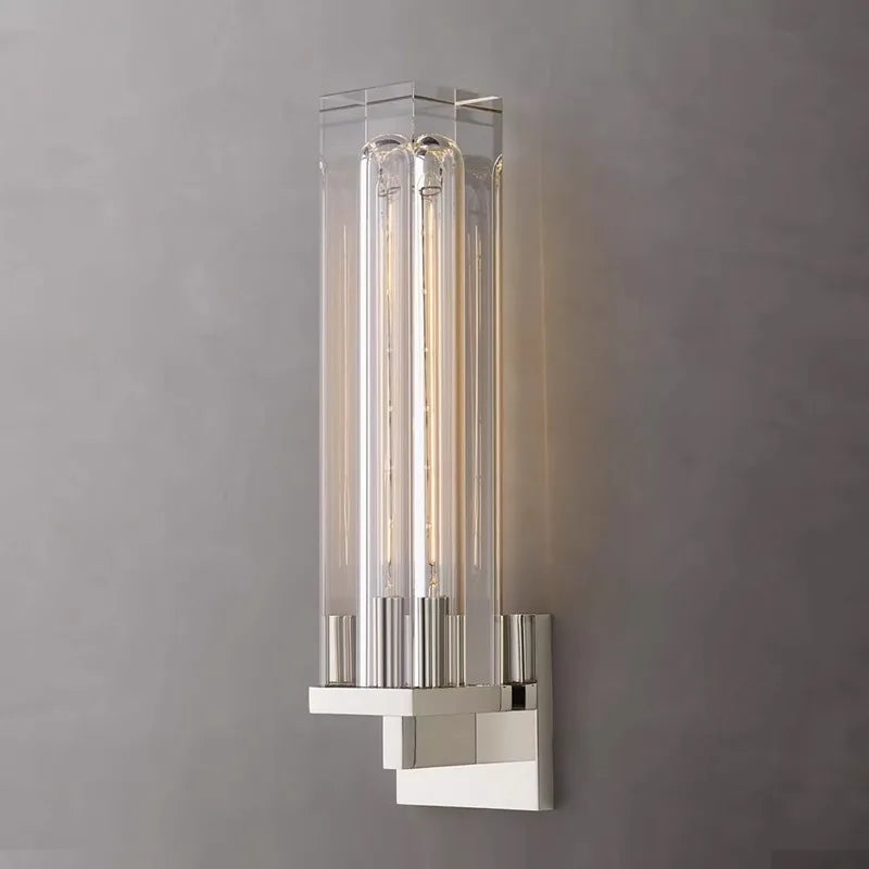 DecorBites™ Bronze Copper Crystal Wall Lamps Luxury Lighting Fixture for Aisle Bedside Decor.