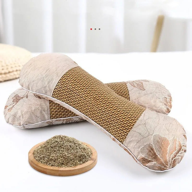 DecorBites™ Cooling Neck Pillow with Wormwood Support for Relaxing Sleep
