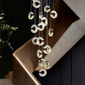 DecorBites™ Crystal Chandelier Ring Lamp for Various Spaces