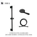 DecorBites™ ABS3 Rain Shower Head Set with Adjustable Rod & Hose