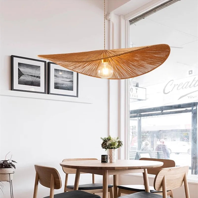 DecorBites™ Bamboo Wabi Sabi Chandelier Pendant Lights - Nordic Retro Design for Home Decor