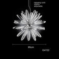 DecorBites™ LED Globe 2025 Chandelier in Chrome/Gold - Spectacular Lighting Fixture