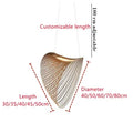 DecorBites™ Bird's Nest LED Pendant Lights Wooden Acrylic Chandelier Dining Room Lighting