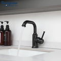 DecorBites™ Antique Brass/Oil Rubbed Bronze Bathroom Faucet Deck Mount Single Handle Mixer Tap