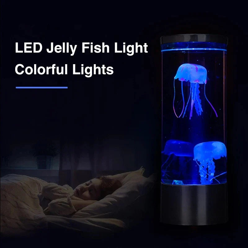 DecorBites™ LED Jellyfish Lamp Color Changing Night Light Aquarium Mood Lights