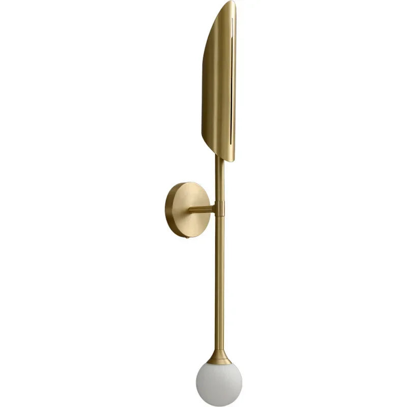 DecorBites™ Gold LED Copper Wall Lamp Sconce for Living Dining Bedroom