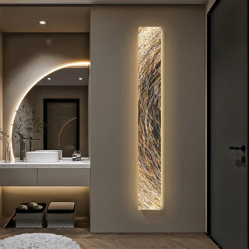 DecorBites™ LED Indoor Painting Decoration Strip Wall Hanging Lamp for Living Room & Hotel