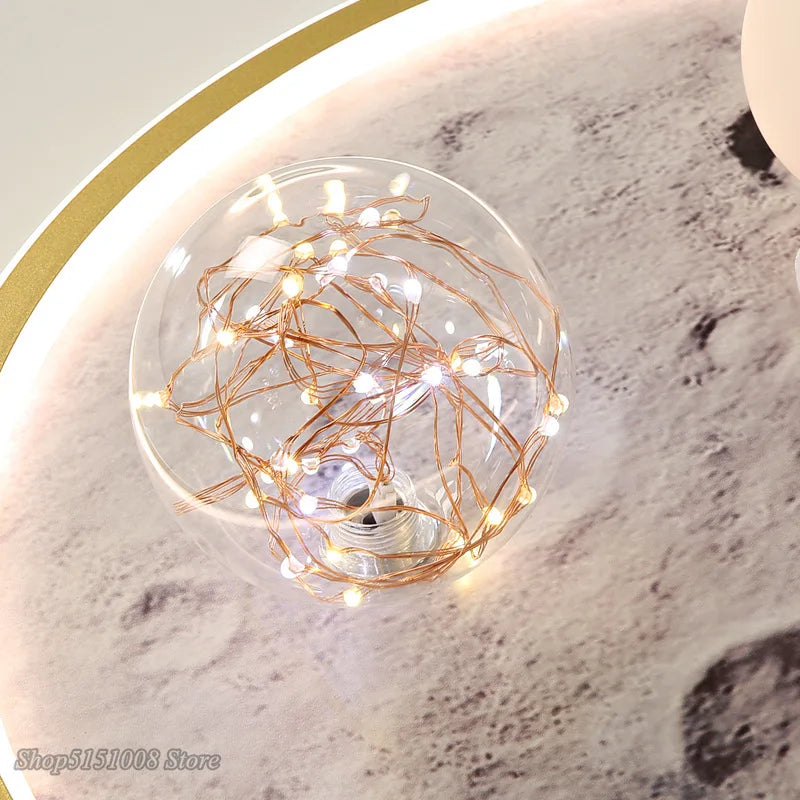 DecorBites™ Astronaut LED Ceiling Light for Kids Bedroom Baby Room Boys Girls Luminaire