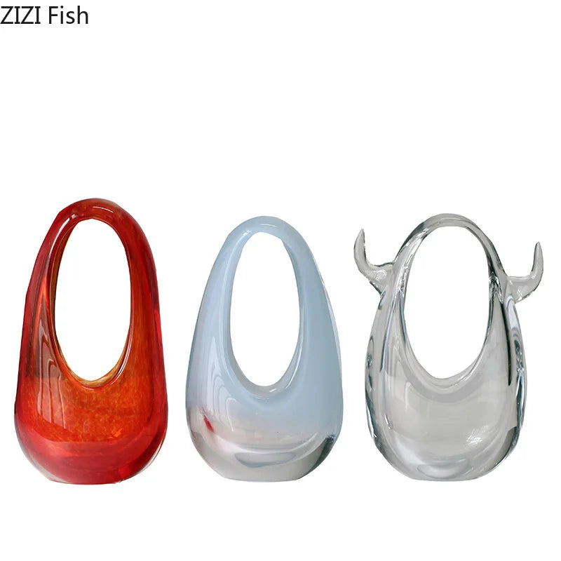 DecorBites™ Glass Vase Terrarium Water Droplets Flower Arrangement Home Decoration Accessories