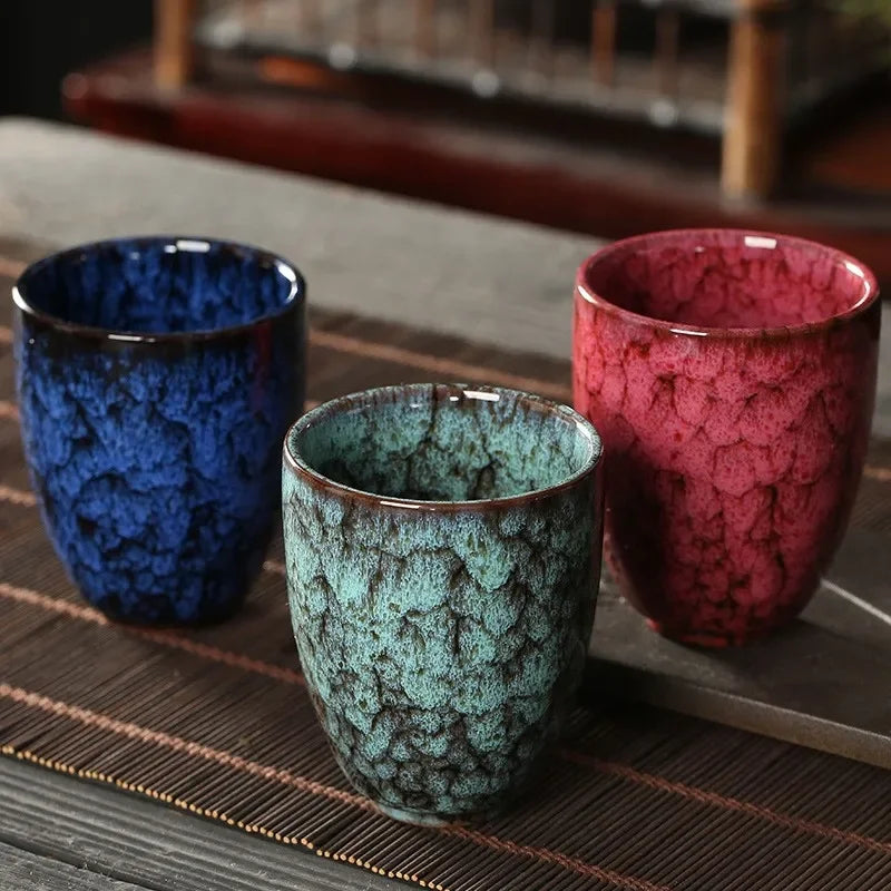 DecorBites™ Ceramic Kung Fu Tea Cups Set - Japanese Porcelain Drinkware