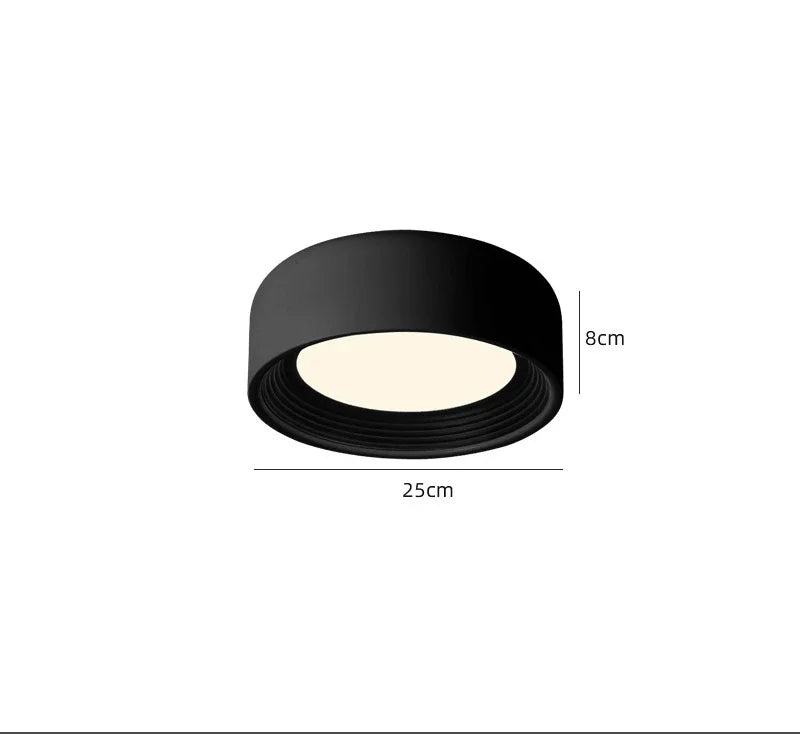 DecorBites™ LED Ceiling Lights: Modern Dimmable Square Circular Lamps for Bedroom, Aisle, Home Lighting